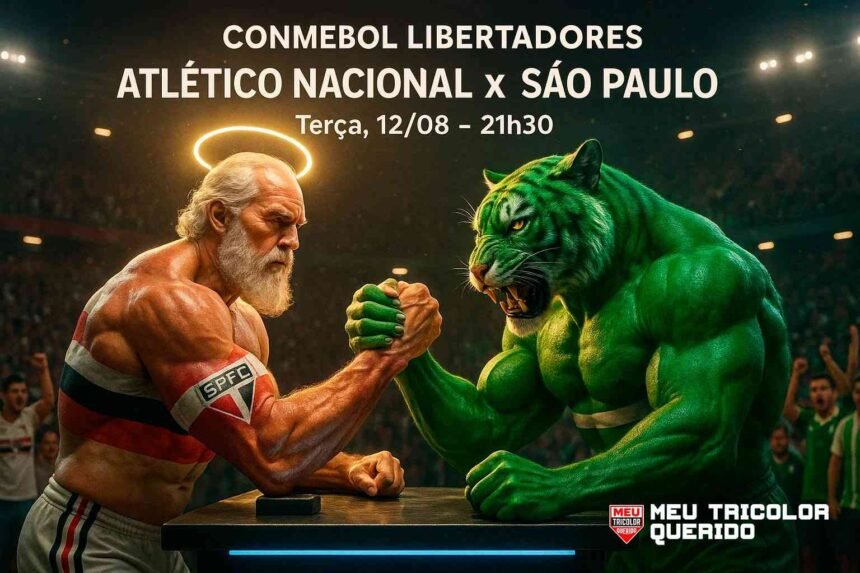 Atlético Nacional x São Paulo onde assistir: horário, transmissão e prováveis escalações nas oitavas da Libertadores 1 Atlético Nacional x São Paulo onde assistir: horário, transmissão e prováveis escalações