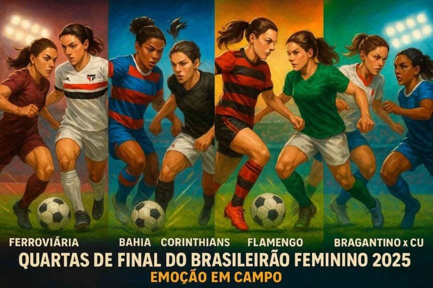 Confrontos das quartas de final do Brasileirão Feminino 2025