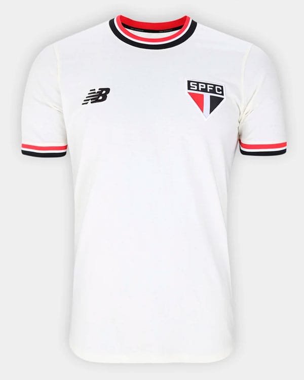👕 5 camisas do São Paulo FC que todo torcedor vai querer ter em 2025 9 Camisa São Paulo New Balance Retrô Masculina White