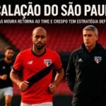 Escalação do São Paulo contra o Vitória: Lucas à disposição e Crespo com força máxima no Morumbis