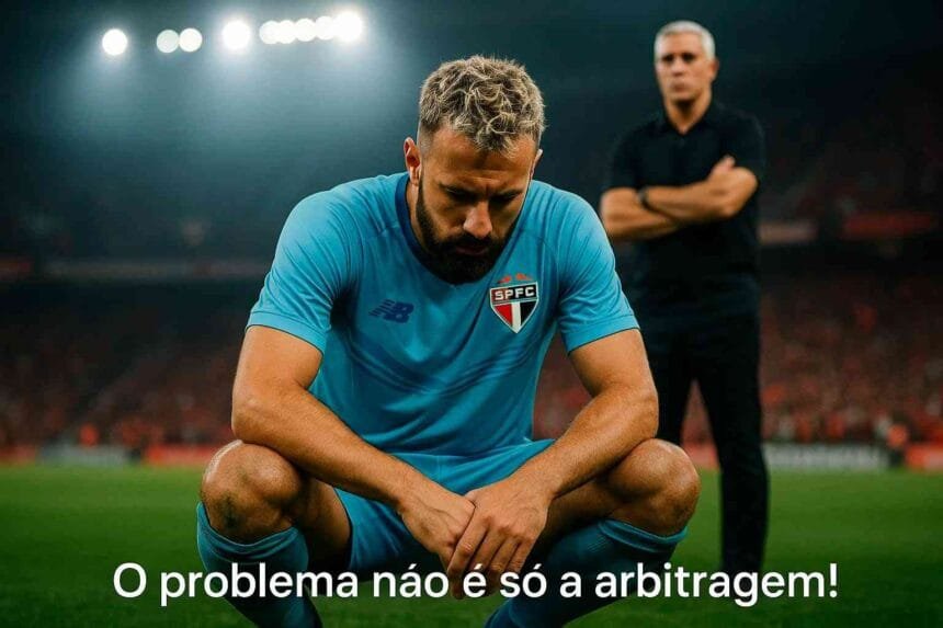 São Paulo Eliminado Da Copa Do Brasil Jandrei Se Lamenta