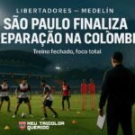 São Paulo finaliza preparação em Medellín antes da Libertadores