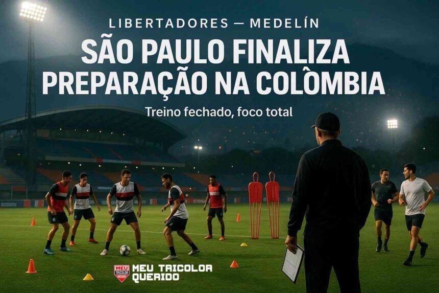 São Paulo finaliza preparação em Medellín antes da Libertadores