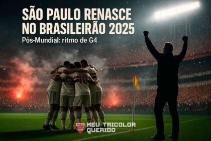 São Paulo renasce no Brasileirão com Crespo: elenco comemora no Morumbis em fase de reação pós-Mundial e números de G4