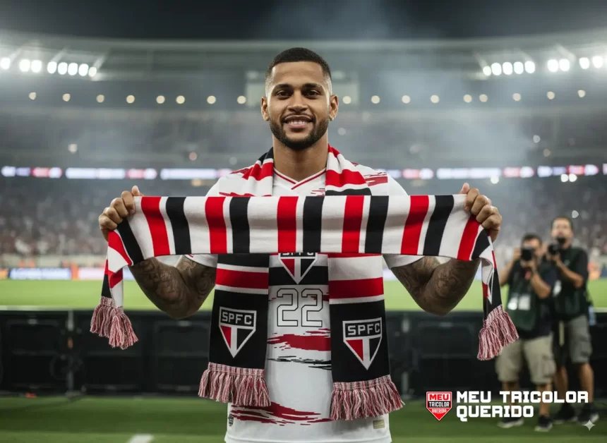 Maílton comemora chance de jogar a Libertadores pelo São Paulo — apresentação e camisa 22