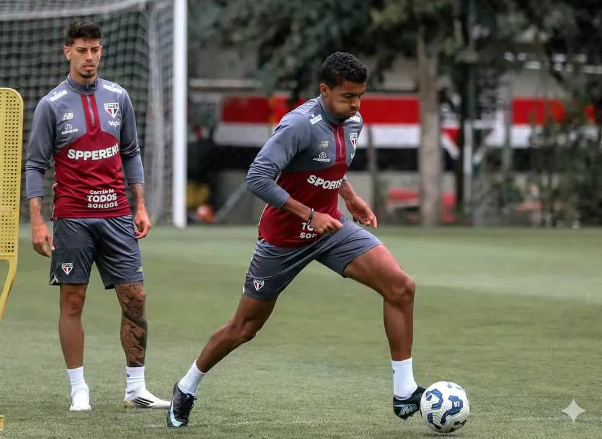 Preparação para enfrentar o Botafogo: coletivo com ênfase tática no CT
