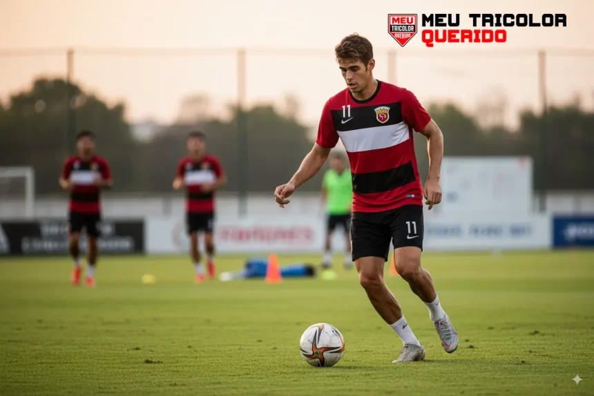 Oscar avança em recuperação no São Paulo 1 Oscar avança em recuperação no São Paulo — treino com bola no CT