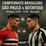 São Paulo x Botafogo no Morumbis, arquibancadas cheias e clima de decisão