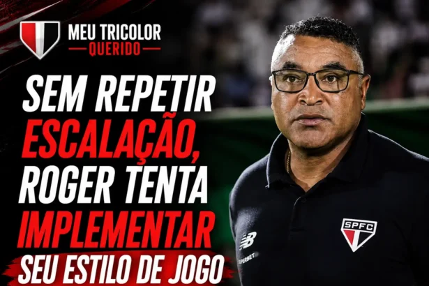 escalação do São Paulo sem repetição no trabalho de Roger Machado