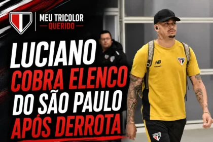 Luciano cobra elenco do São Paulo após derrota em clássico