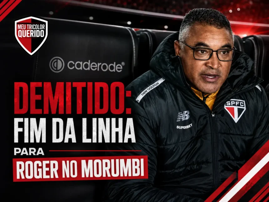 Roger Machado demitido pelo São Paulo após eliminação na Copa do Brasil