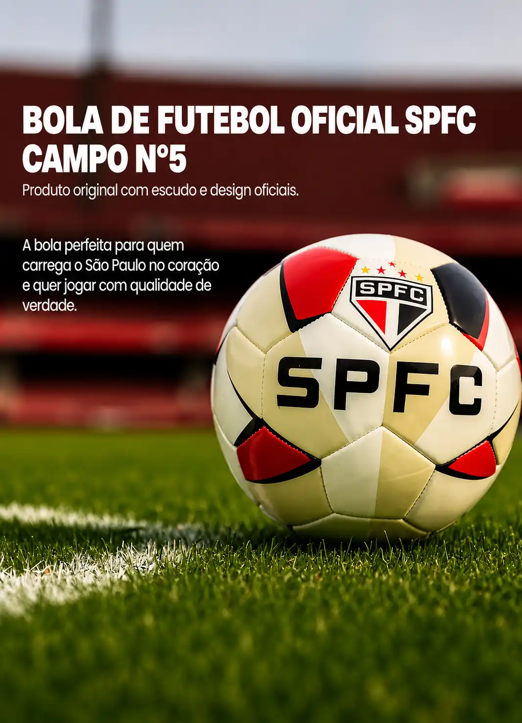 Bola de futebol São Paulo FC Bola de futebol do São Paulo para campo ou society
