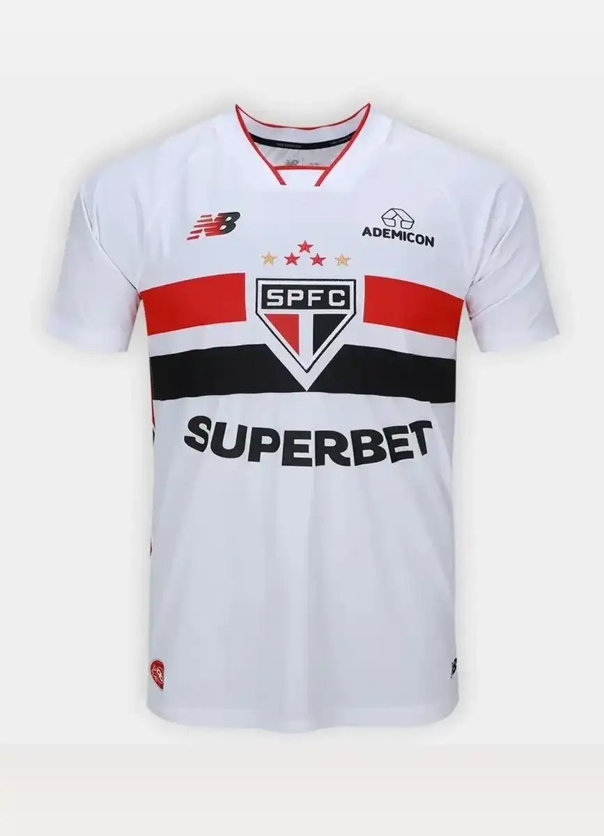 Camisa São Paulo I 26/27 para torcedor Camisa New Balance São Paulo I 26/27 para presente