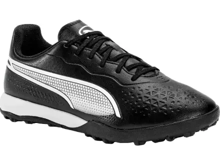 Puma King Match TT para conforto e toque tradicional Puma King Match TT chuteira society