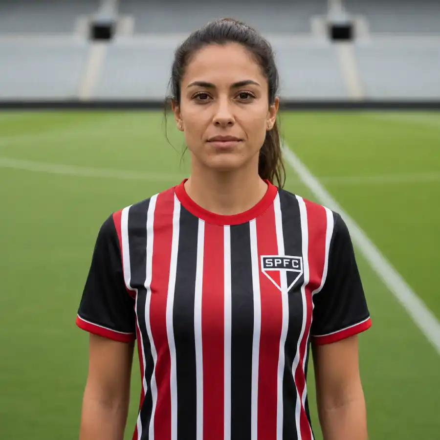 Camisa São Paulo FC Classmate Feminina Braziline licenciada
