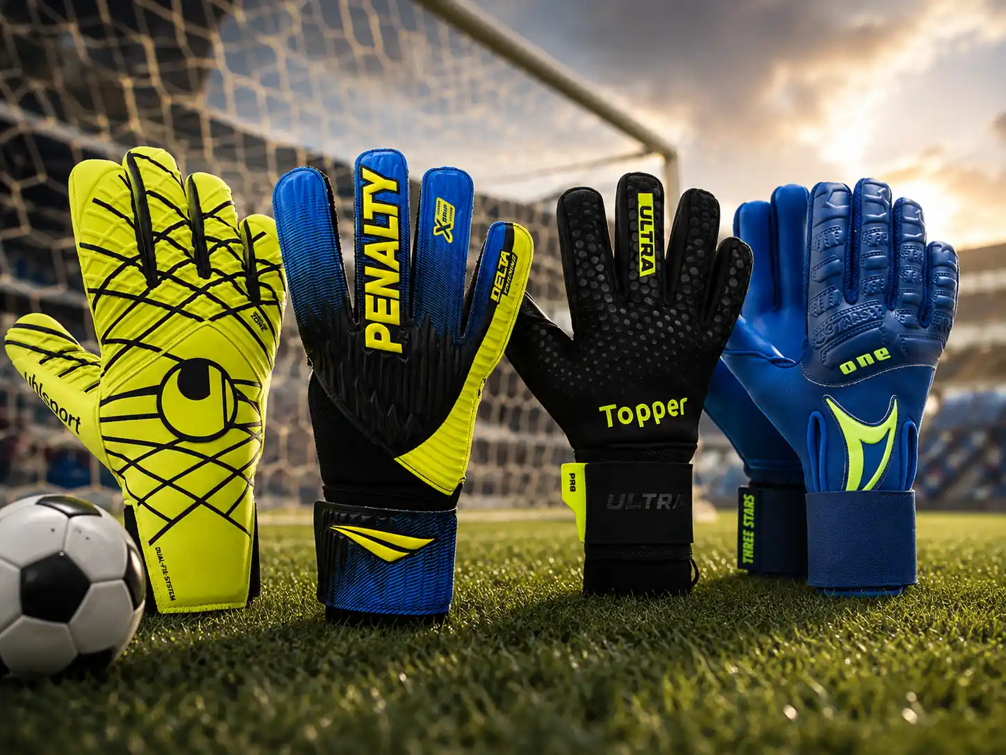 Comparativo das melhores luvas de goleiro de 2026 Comparativo de luvas de goleiro para grip, proteção, treino e jogos