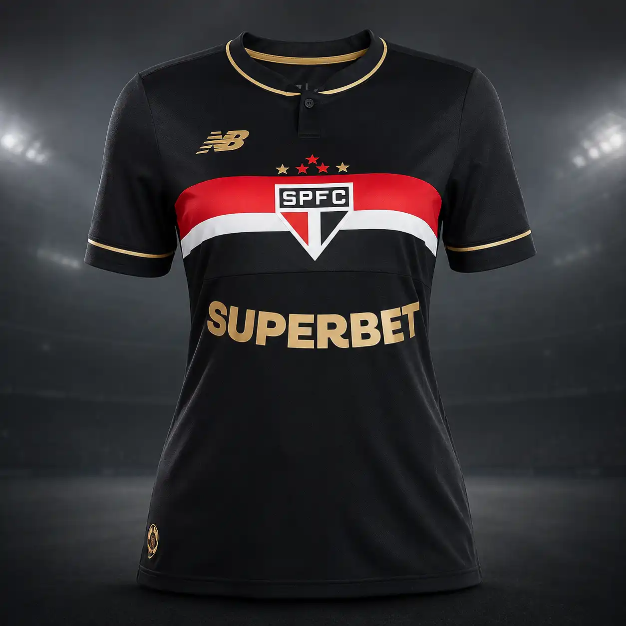Camisa São Paulo III 25/26 Jogador Comemorativa New Balance Feminina